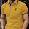 Men's T-shirt classic short sleeved polo - Image 4