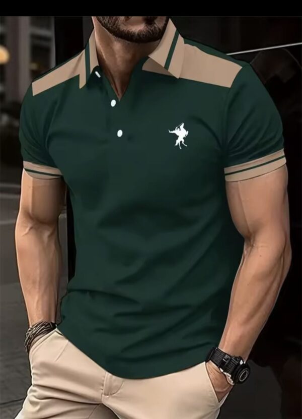Men's T-shirt classic short sleeved polo
