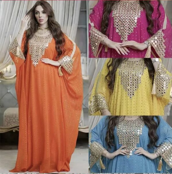 Chiffon drop shape dress - Image 5