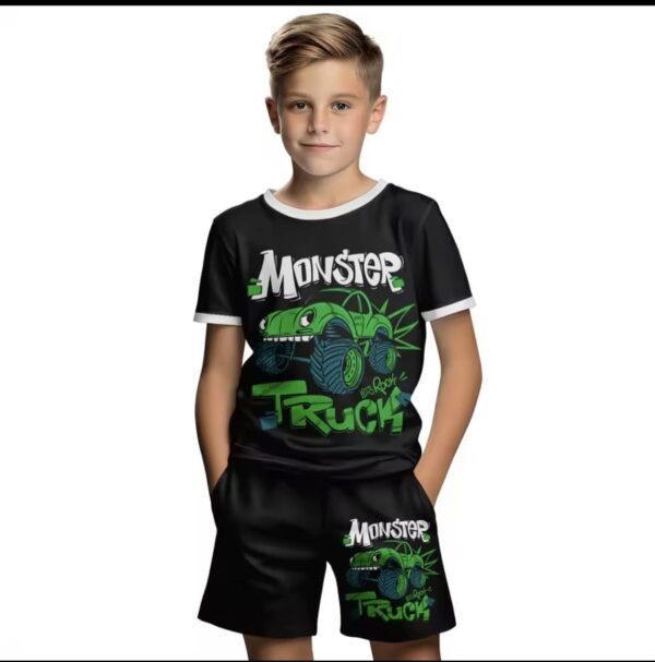 Summer Short-Sleeve T-shirts 3D Cartoon Print Fashion Boys. - Image 6