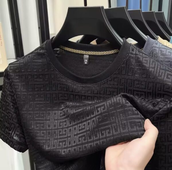 New Men's Fashionable Jacquard Short - Image 3