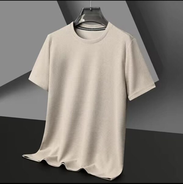 New Summer Waffle Round Neck - Image 4