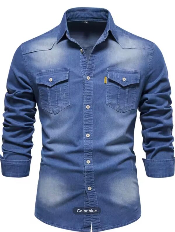 Long sleeve Men's Denim shirt