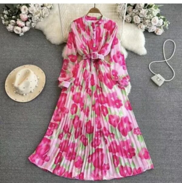 Floral Pendant Dress - Image 3