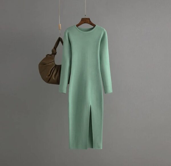 2025 New Slim Knitted Women's Dress - Image 3