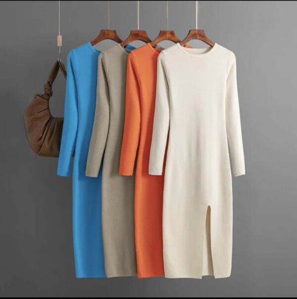 2025 New Slim Knitted Women's Dress