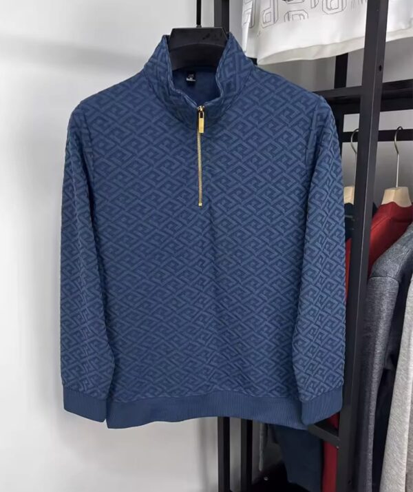 Men's Jacquard Long sleeve T-shirt - Image 2