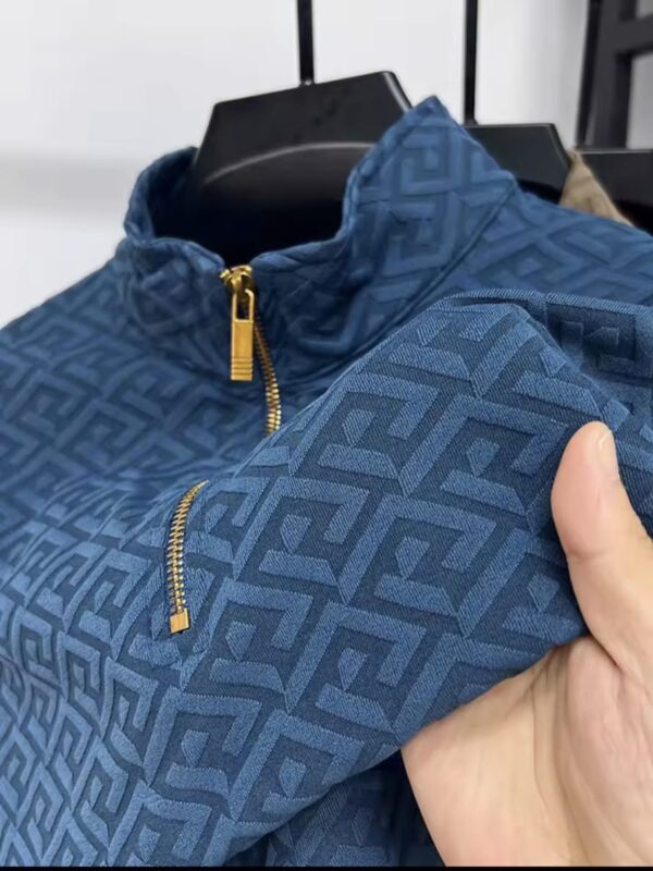 Men's Jacquard Long sleeve T-shirt