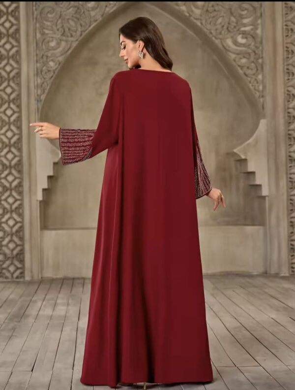 New Fashion Diamond Abaya - Image 3