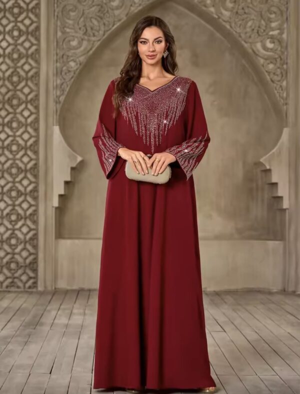 New Fashion Diamond Abaya
