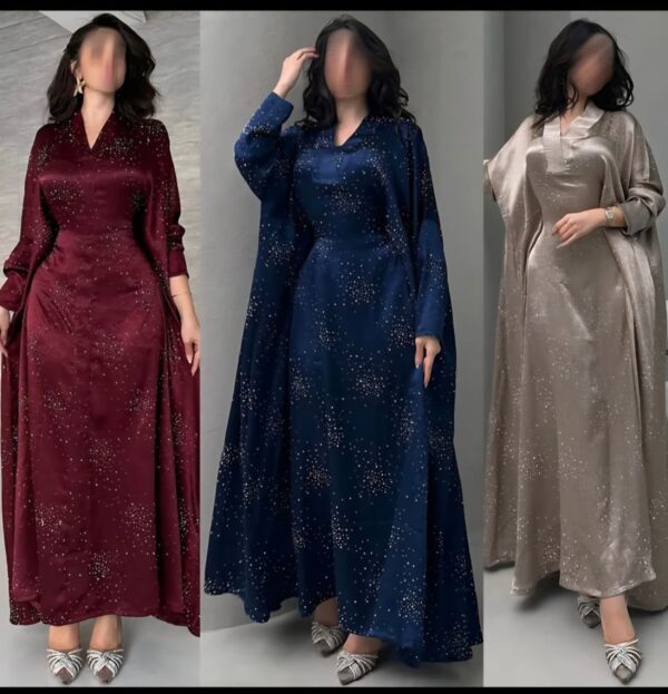 Muslim Satin Modest Dress
