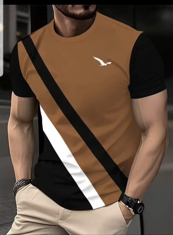 New Men's Pattern Printed Short Sleeve - Image 2