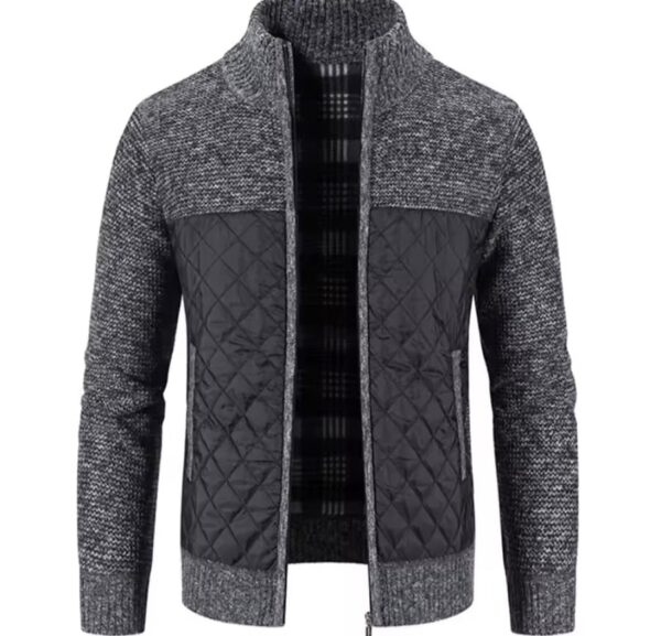 Autumn Winter New Men's Jacket Slim Fit Stand - Image 3