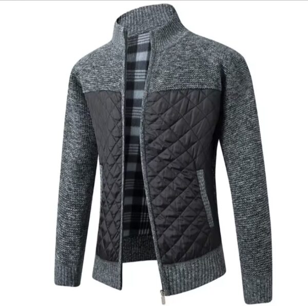 Autumn Winter New Men's Jacket Slim Fit Stand - Image 2