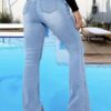 Women's Jeans High Waist Stretch Comfort - Image 4