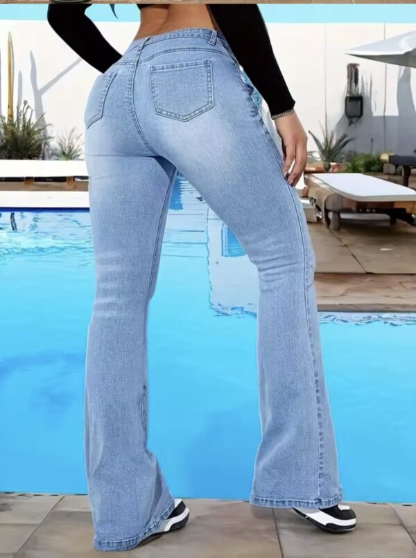 Women's Jeans High Waist Stretch Comfort - Image 4