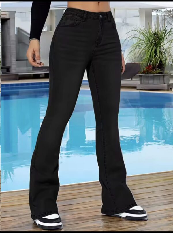 Women's Jeans High Waist Stretch Comfort - Image 2
