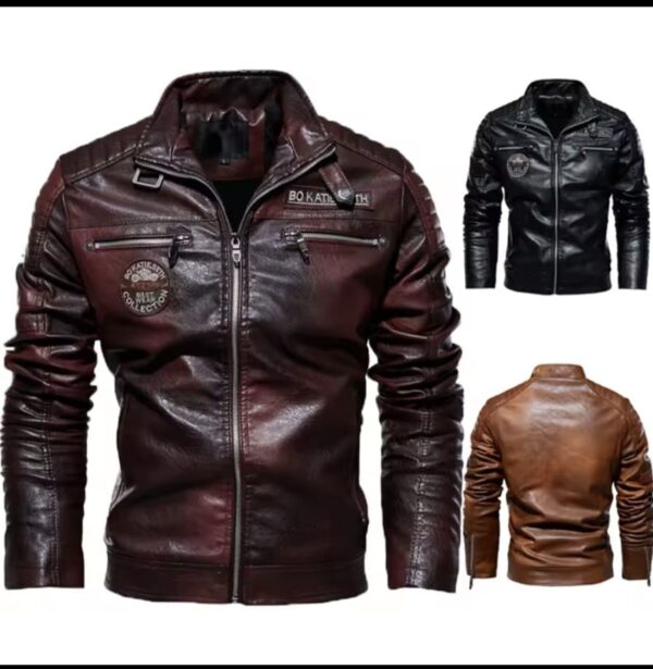New Men's Leather Jacket
