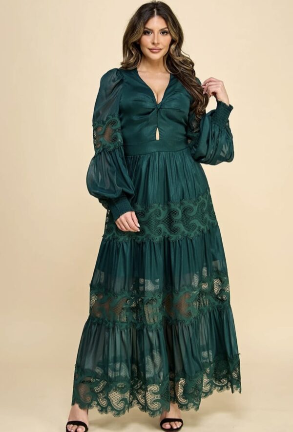 Elegant Ladies Chiffon Long Dress