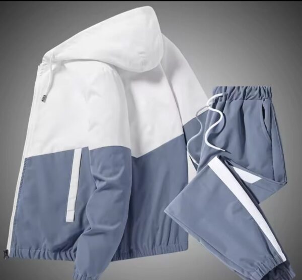 2025 Men's Tracksuit  Causal Jogger Hooded - Image 3
