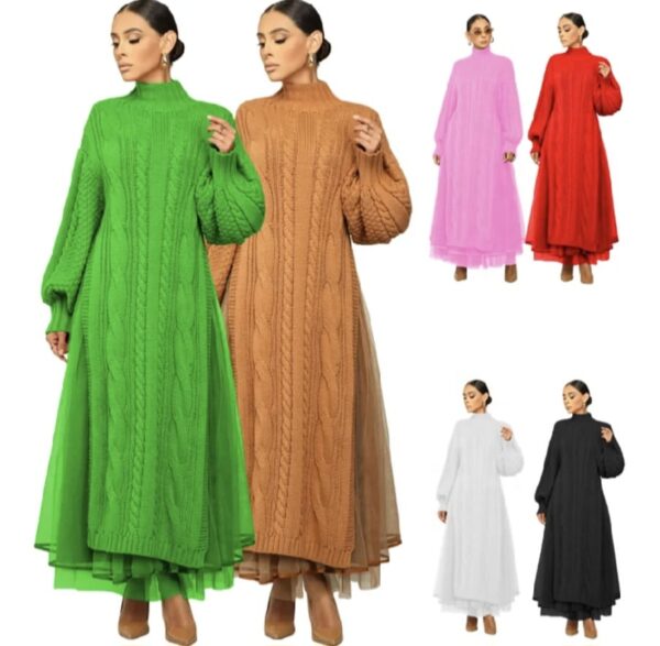 High Quality Winter Sweater Dresses