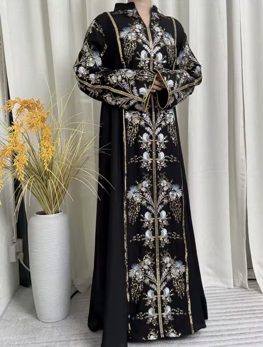 Islamic Dress With Distinctive Neck Design