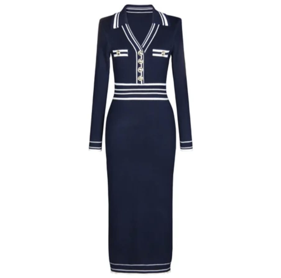 New Winter Fashion Longsleeve Dress - Image 2