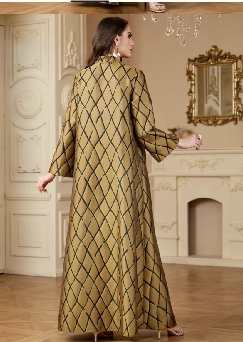 Luxury Maxi Muslim Dress - Image 4