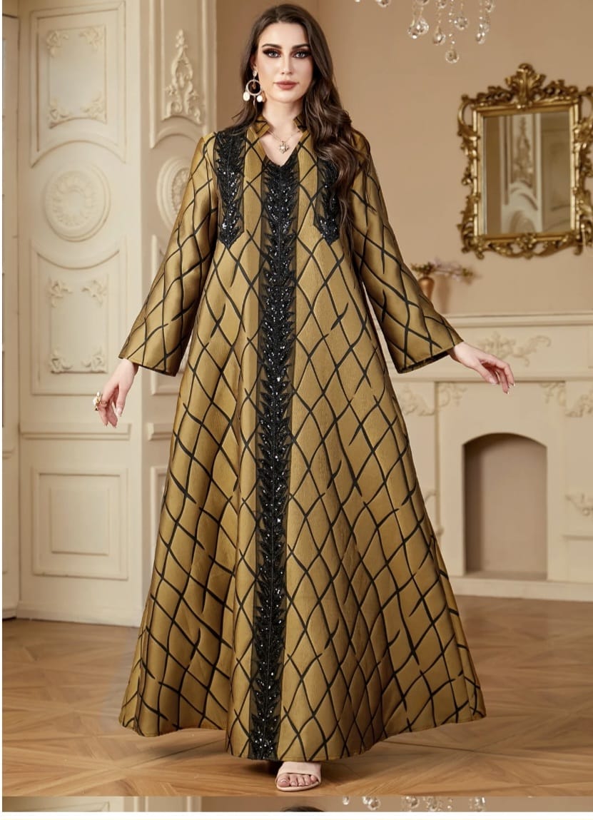 Luxury Maxi Muslim Dress