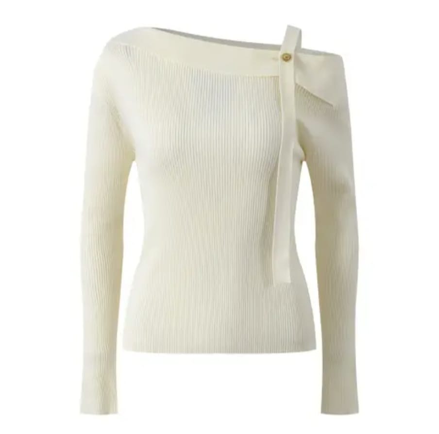 Sexy Designed One- Shoulder Lady Outerwear - Image 6