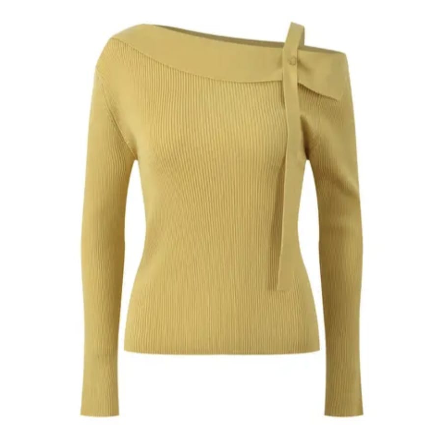 Sexy Designed One- Shoulder Lady Outerwear