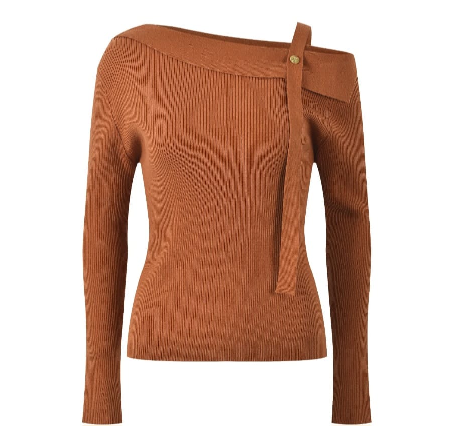 Sexy Designed One- Shoulder Lady Outerwear - Image 3